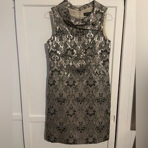Tahari jacquard dress